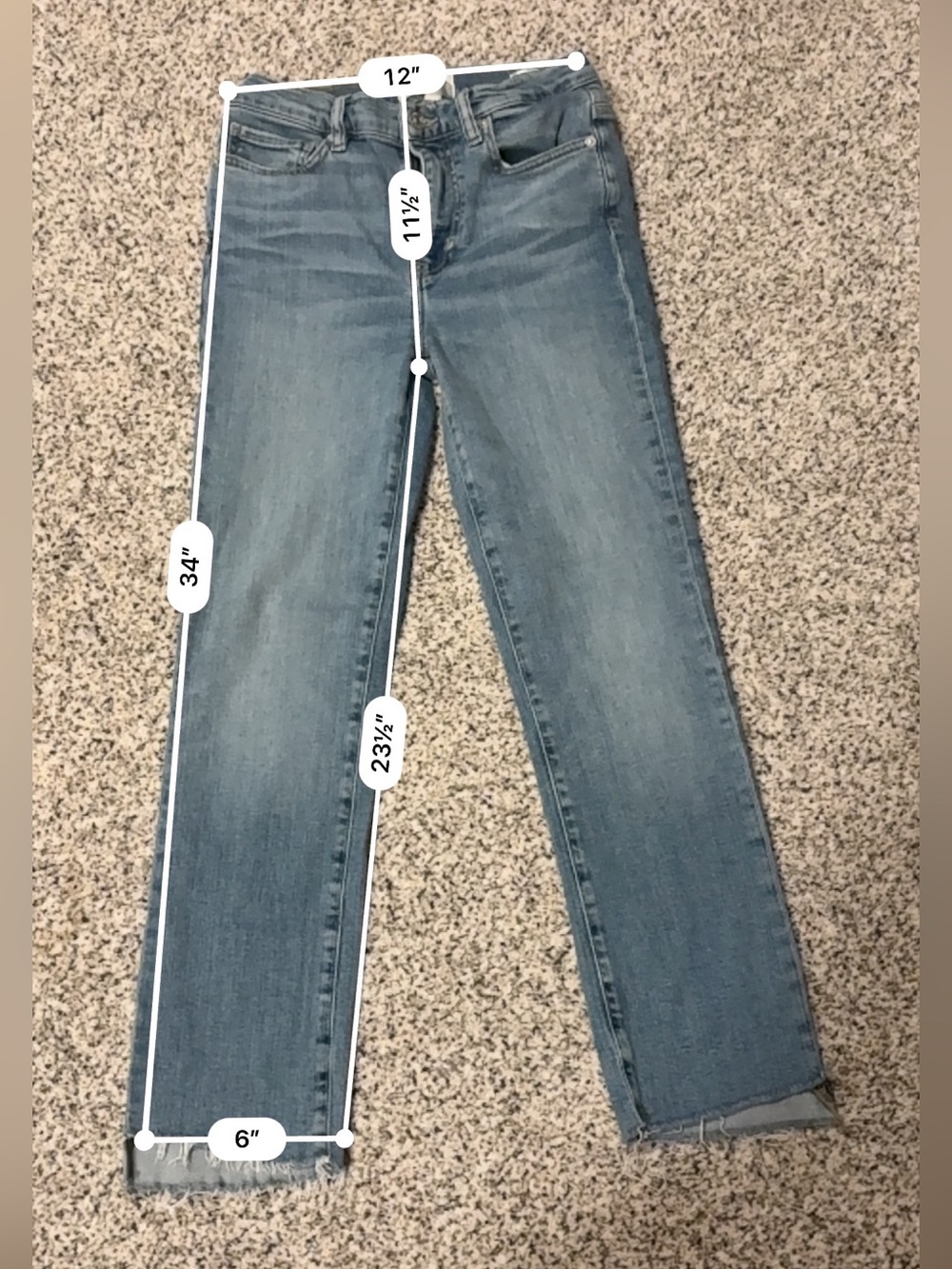 Frame Denim Le High Straight-Leg Jeans in Medium Blue Wash